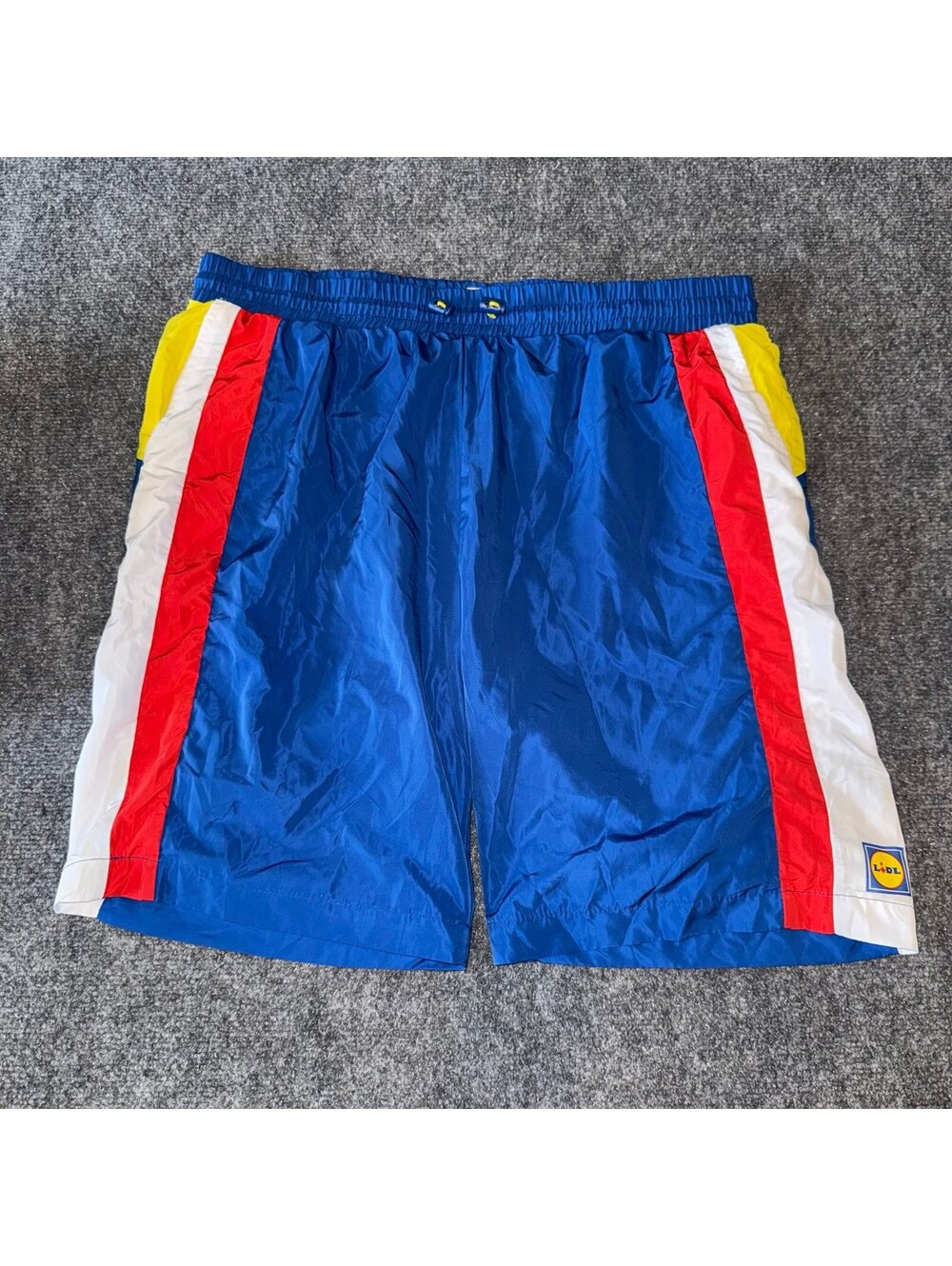 Lidl Multicolor Lined Shorts Mens XL Vtg y2k 90s Rare